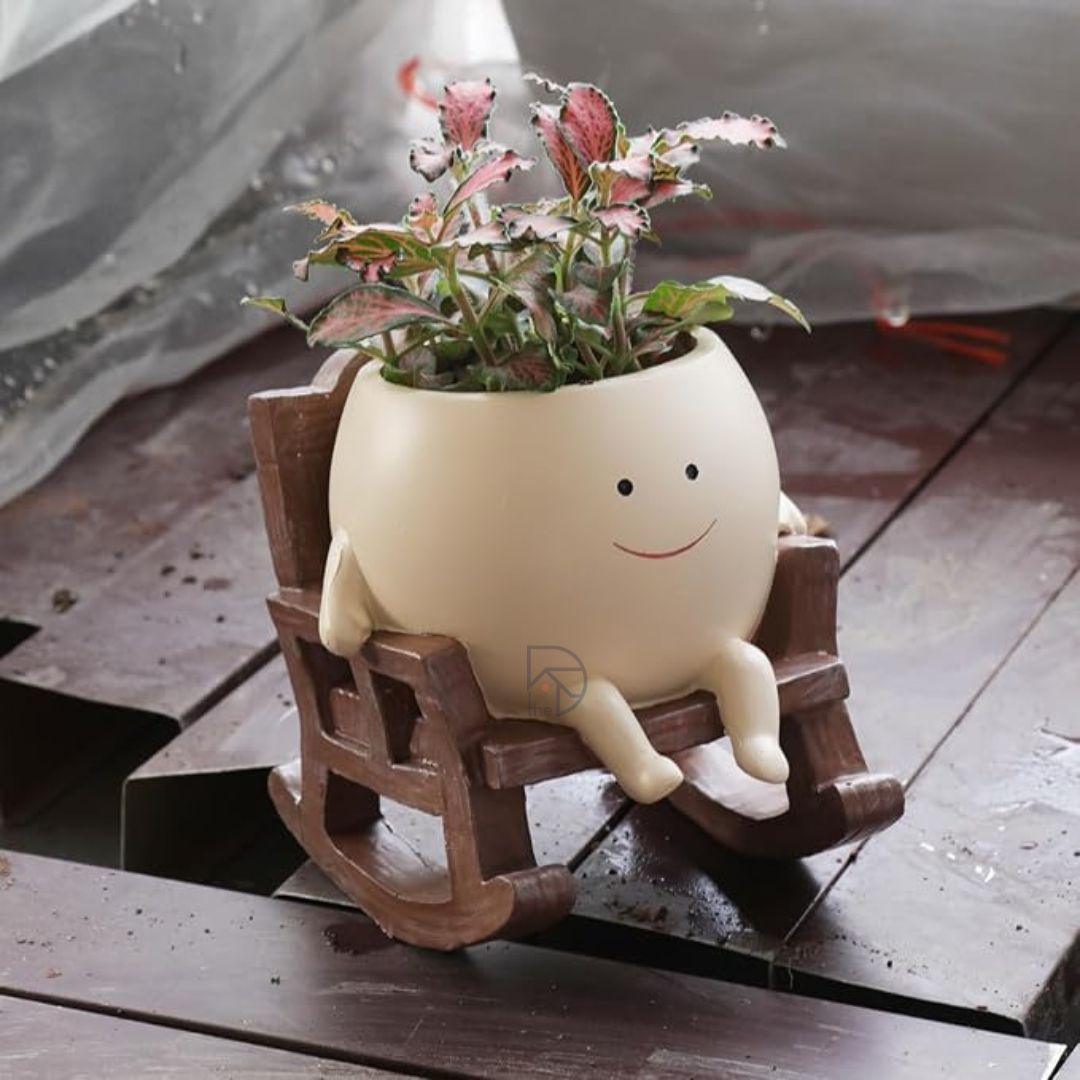 Smiley Face Planter - The Decorshed