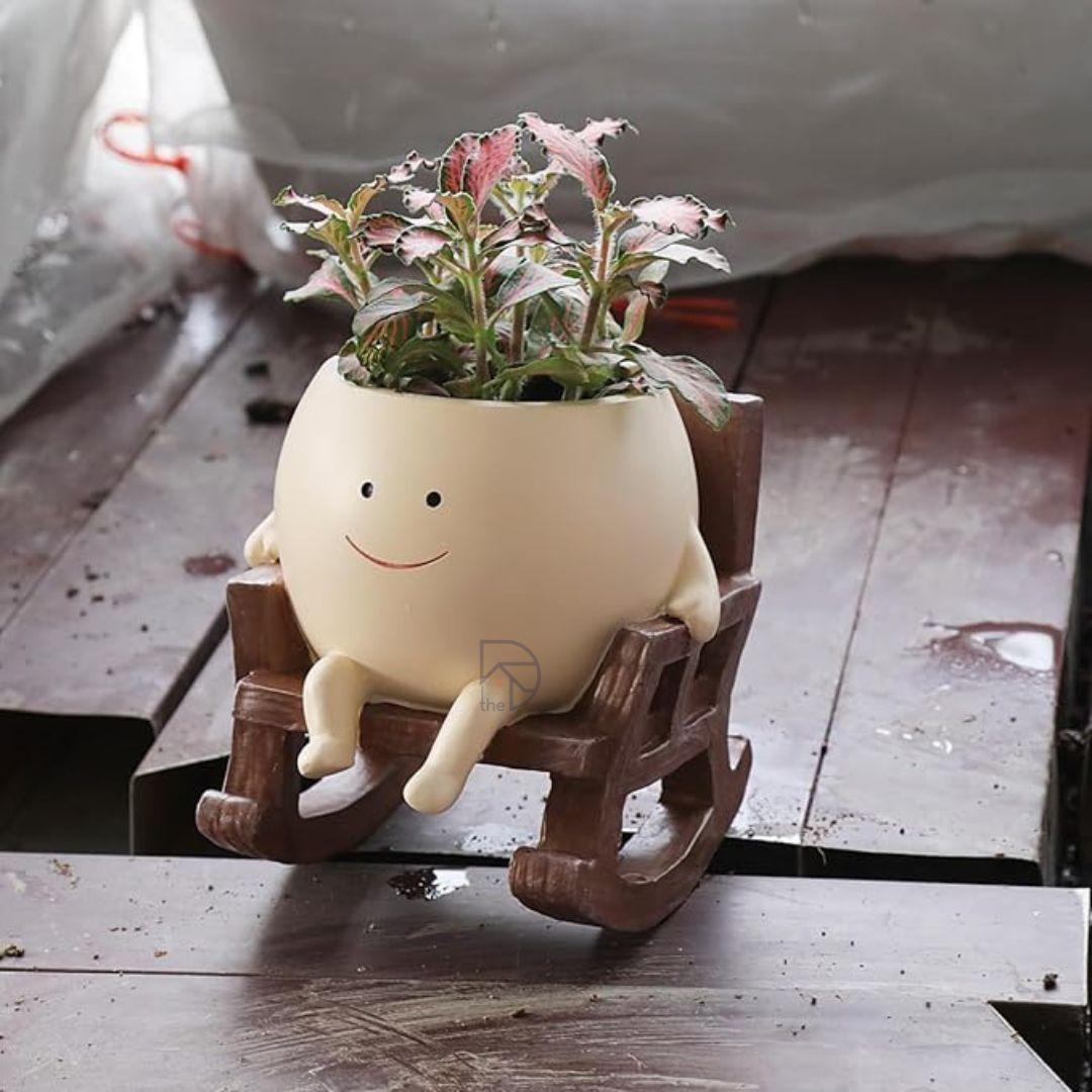 Smiley Face Planter - The Decorshed