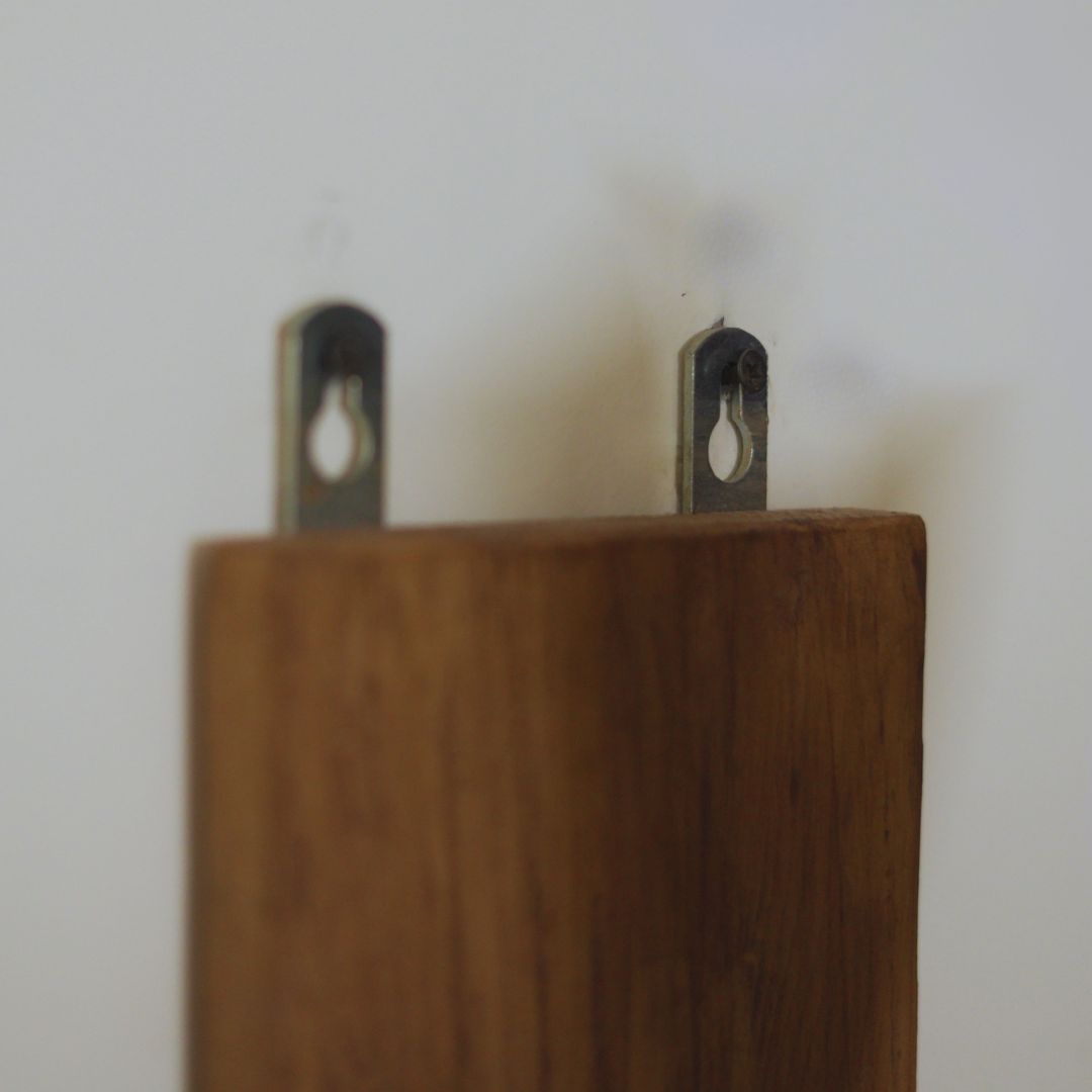 Wall Hanging Wooden Shelves – Set of 2 Handcrafted Pine Wood Holders