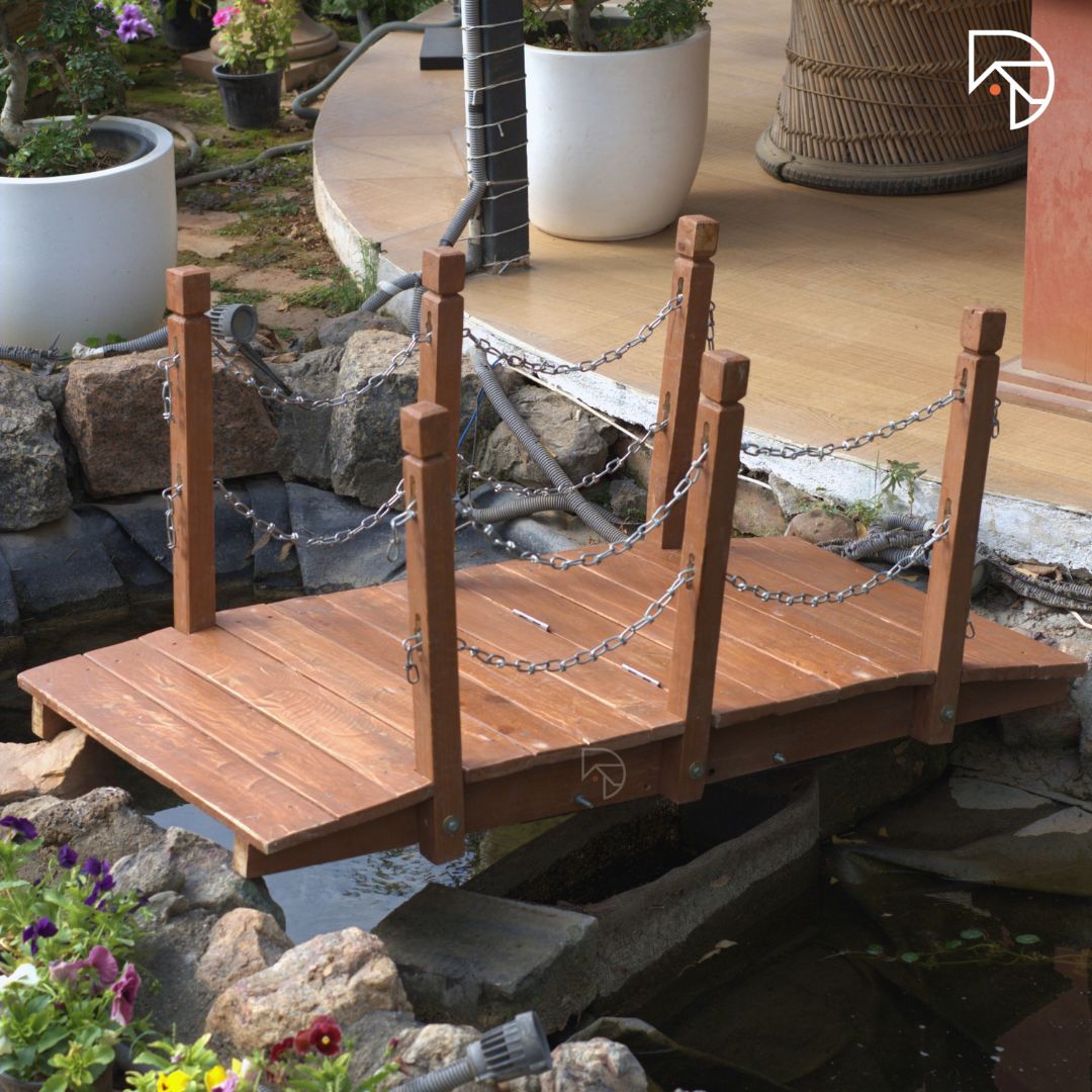 Wooden Bridge for Garden Decor