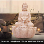 Buddha Water Fountain for Terrace Garden, Outdoor Decor