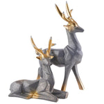Elegant Deer Statues (Set of 2)