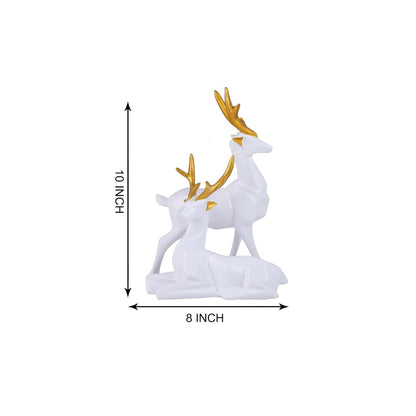 Elegant Deer Statues (Set of 2)