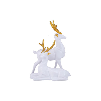 Elegant Deer Statues (Set of 2)