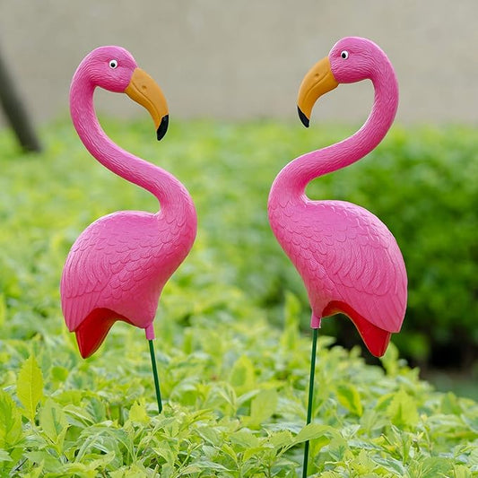 Flamingo Garden Stakes (Set of 2)