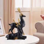 Elegant Deer Statues (Set of 2)