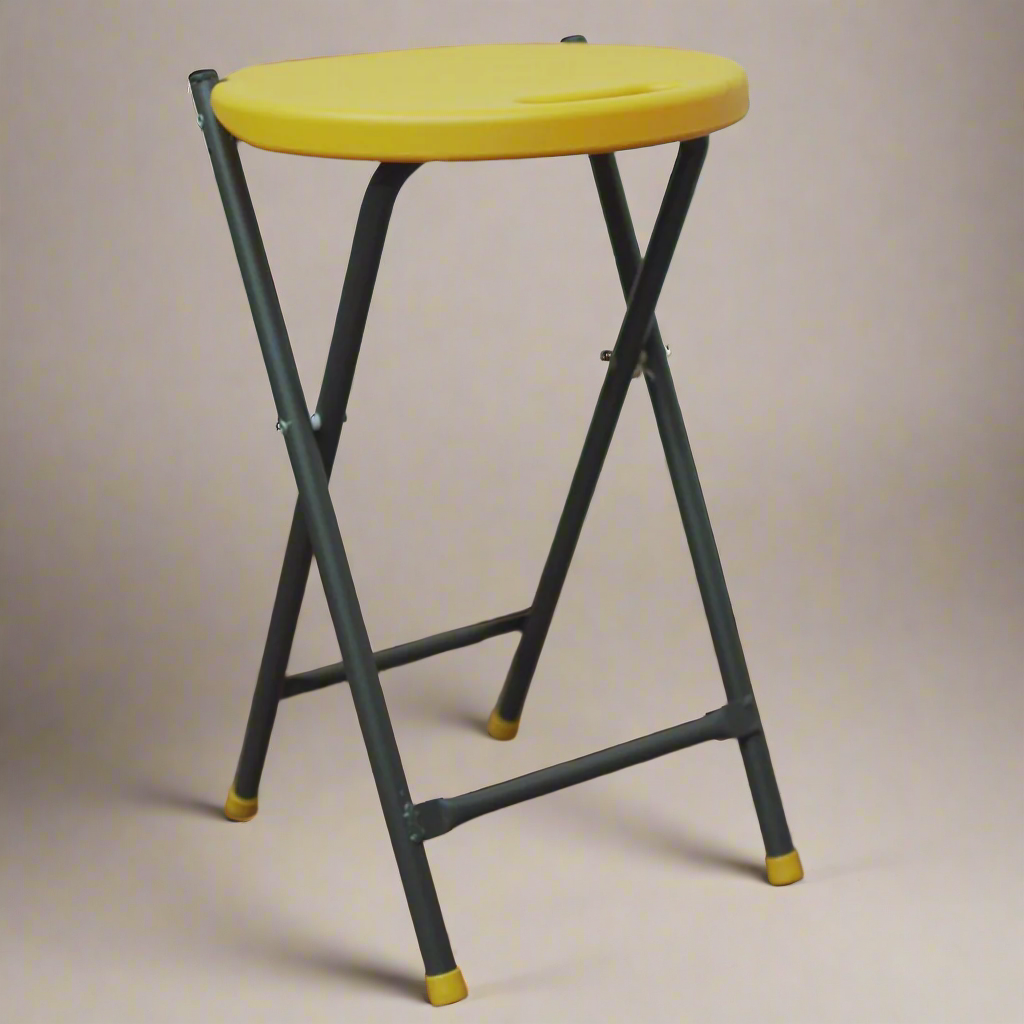 Foldable Round Stool – Portable & Lightweight