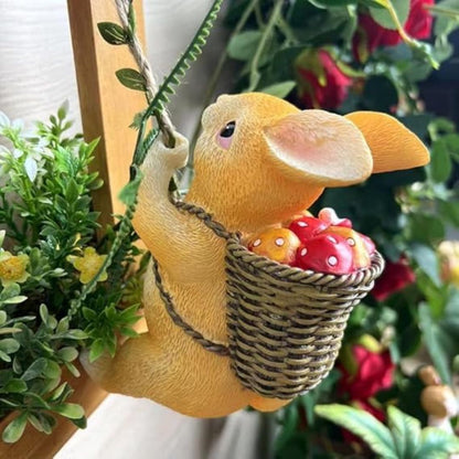 Swing Rabbit Cute Resin Hanging Showpiece