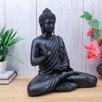 Black Tranquil Buddha Statue (15 inch) - The Decorshed