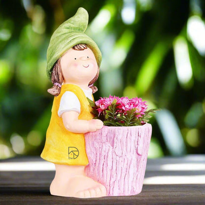 Boy Girl Planter