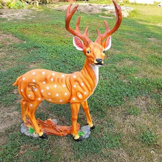 Big Deer with Horn For Garden Decor