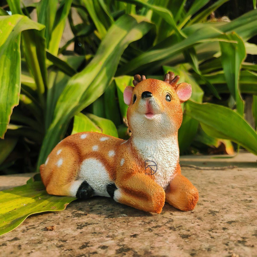 Baby Deer Garden Statue - The Decorshed