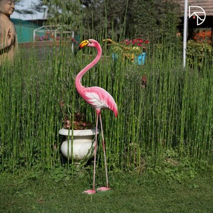 Flamingo Couple Decorative Statues for Home & Garden