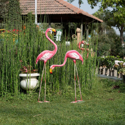 Flamingo Couple Decorative Statues for Home & Garden