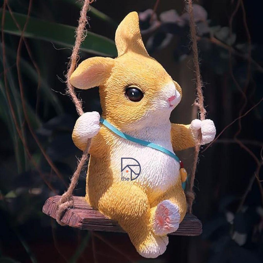 Hanging Cute Bunny for Garden Decor - The Decorshed