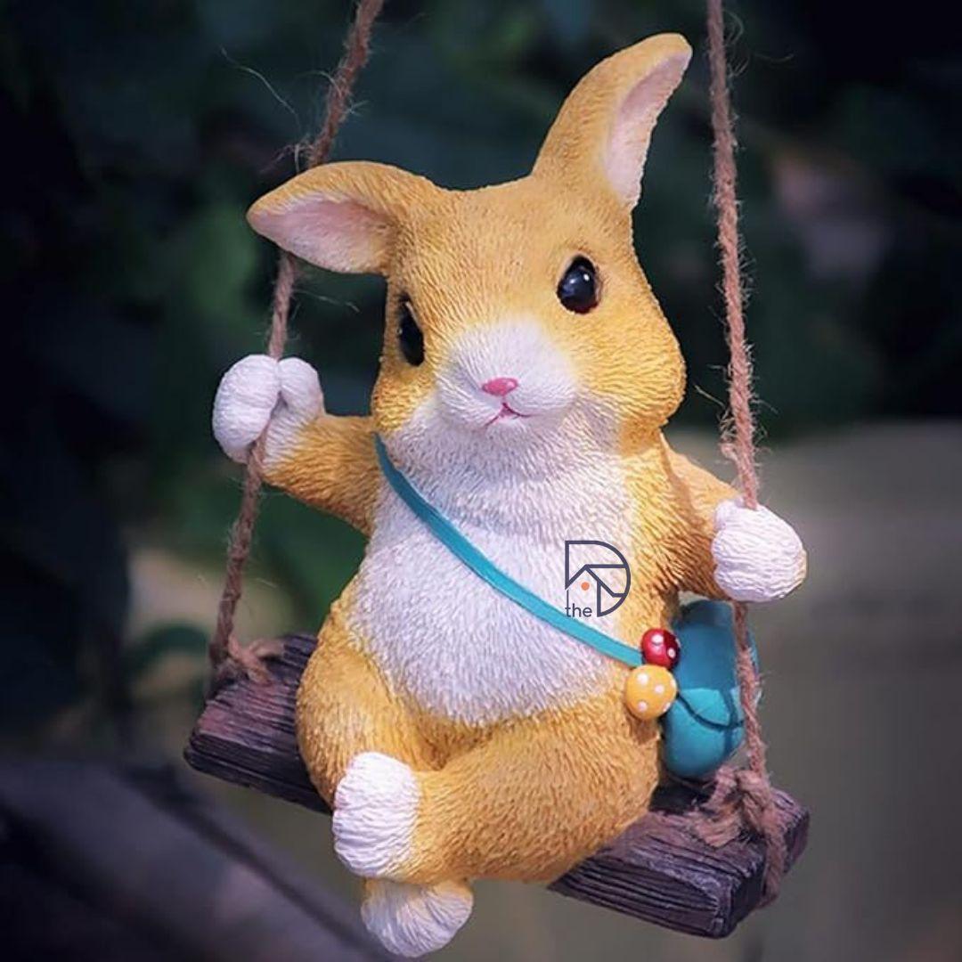 Hanging Cute Bunny for Garden Decor - The Decorshed