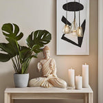 Snowy Bliss Buddha Statue (24 inch) - The Decorshed