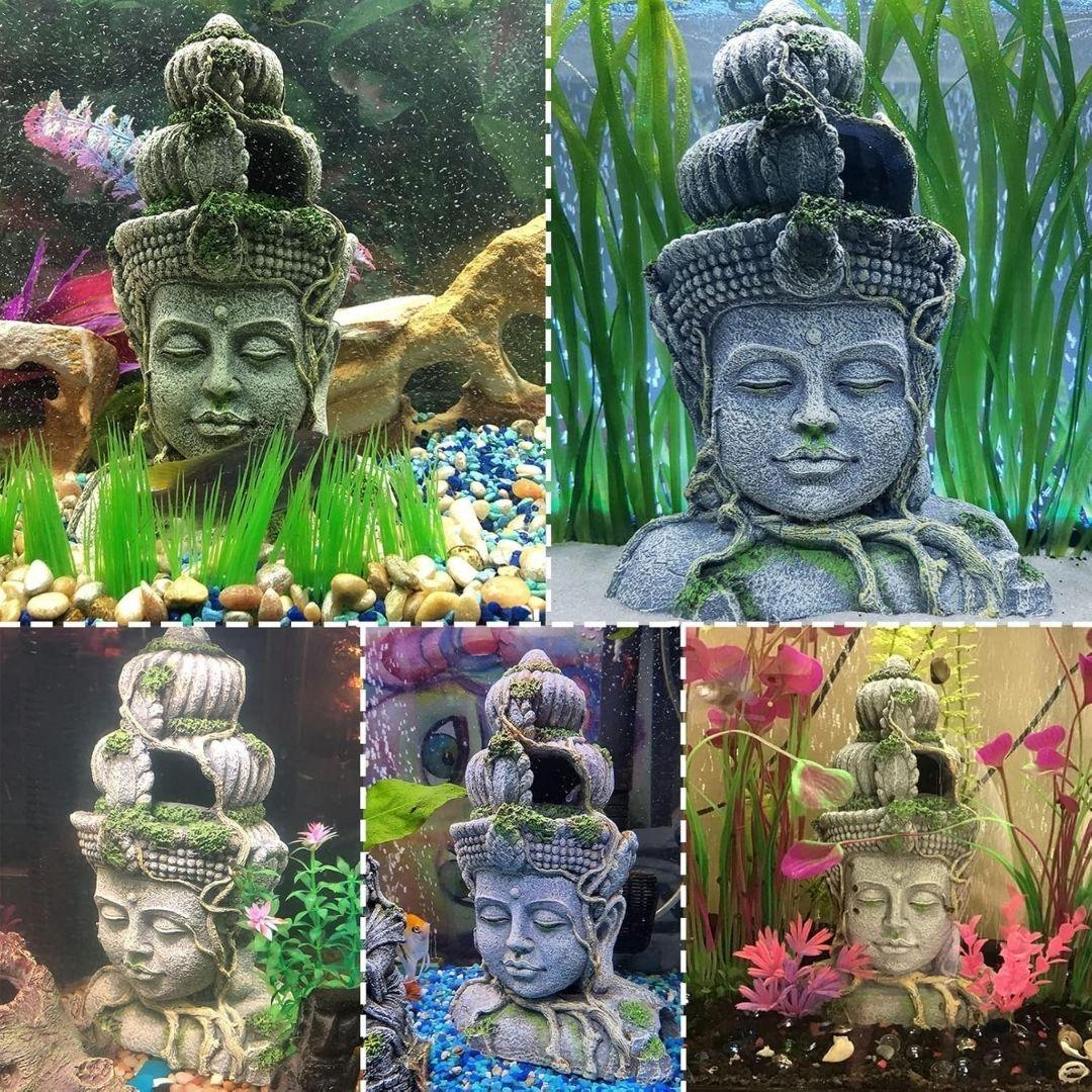 buddha fish tank accessories Seahaven Fish Shelter Aquarium Ornament Resin