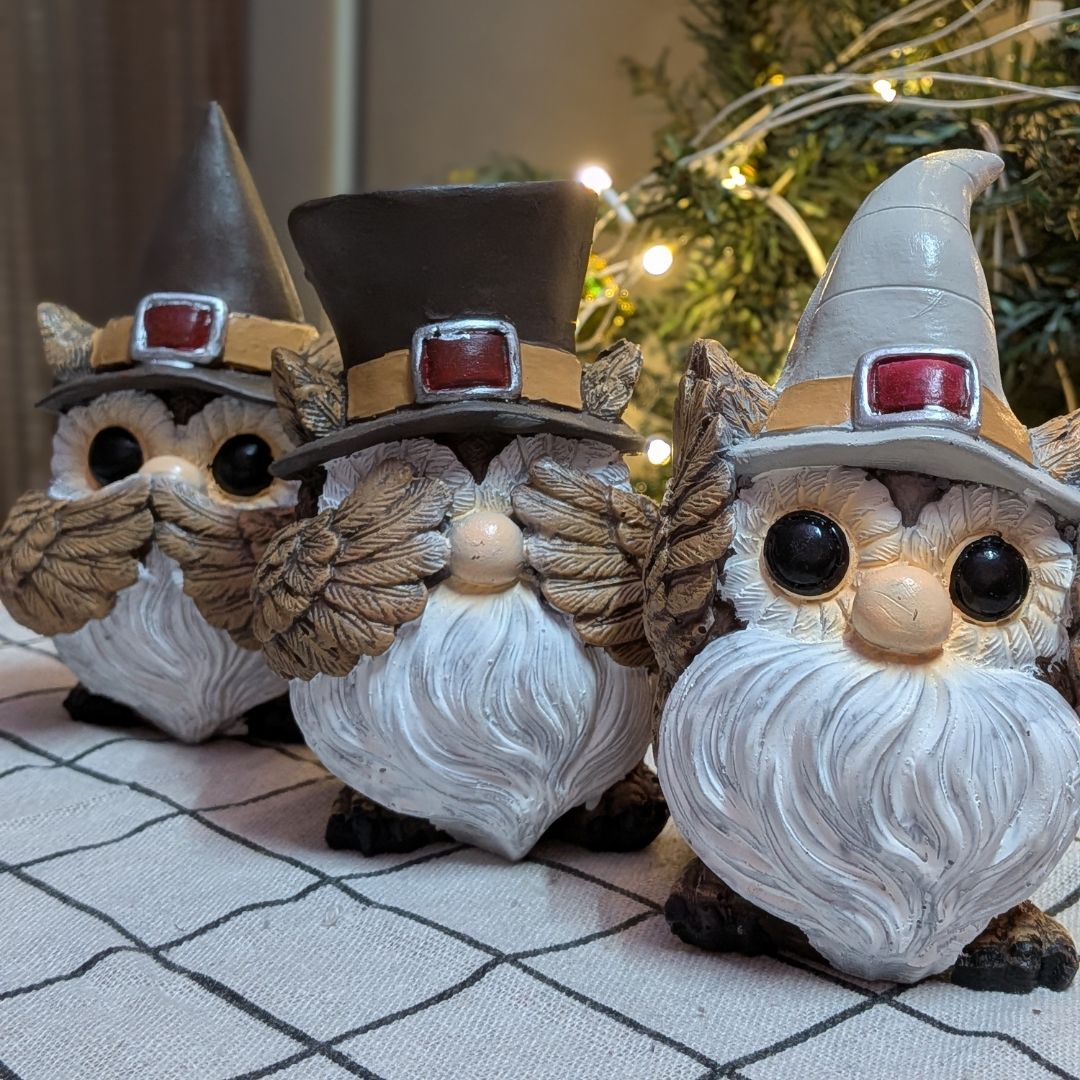 Gnome Trio Figurines