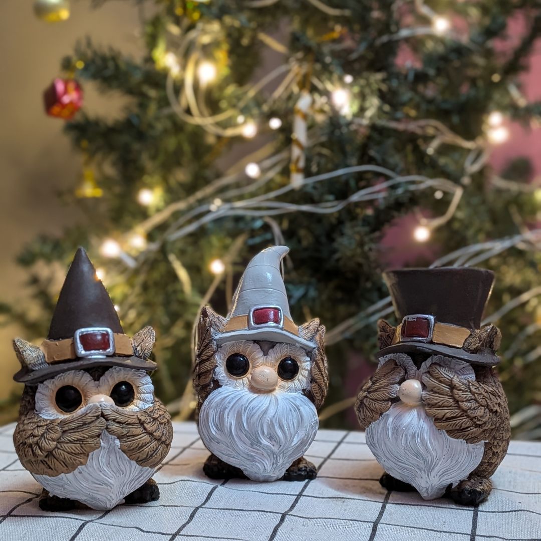 Gnome Trio Figurines