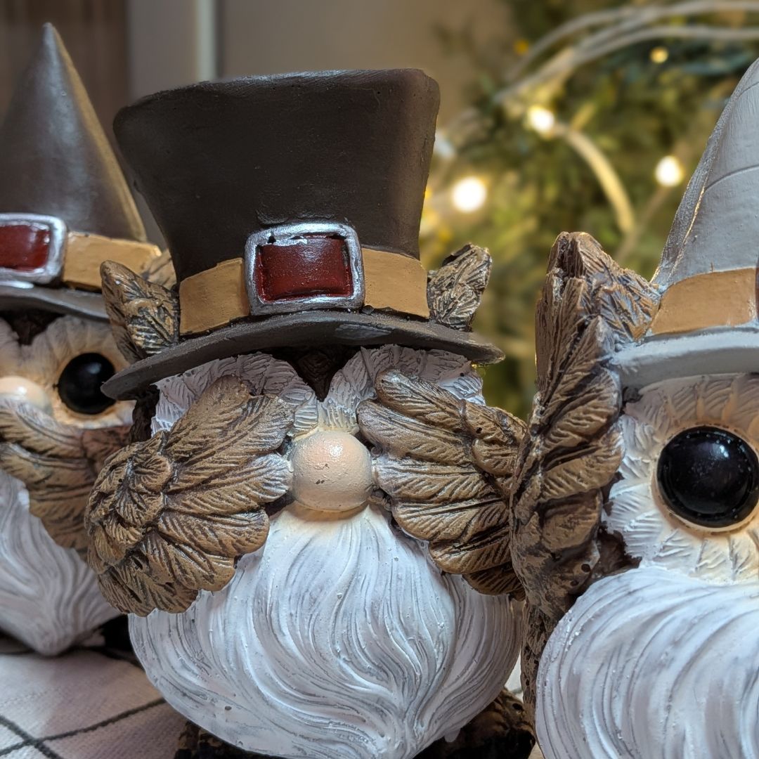 Gnome Trio Figurines