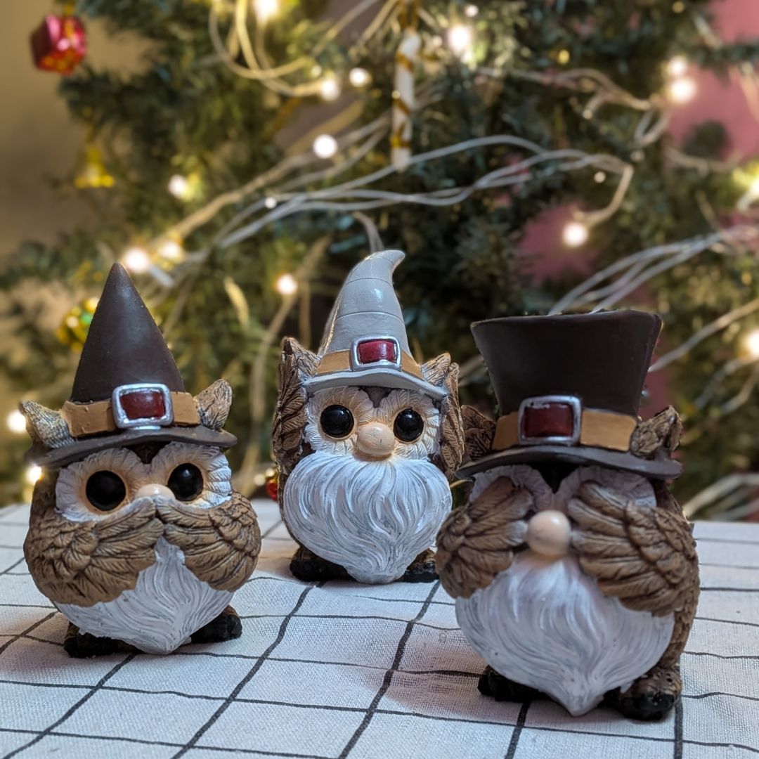 Gnome Trio Figurines