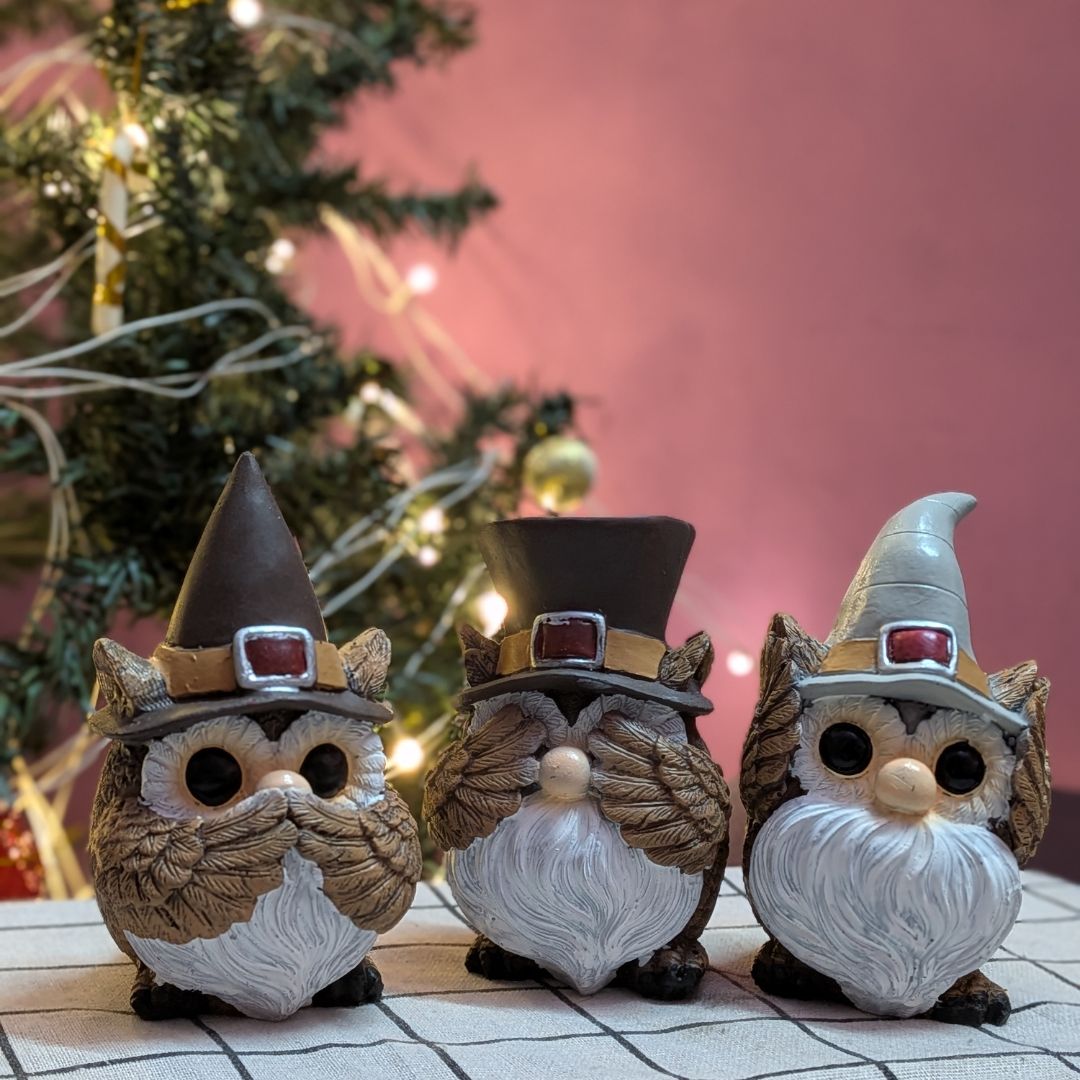 Gnome Trio Figurines