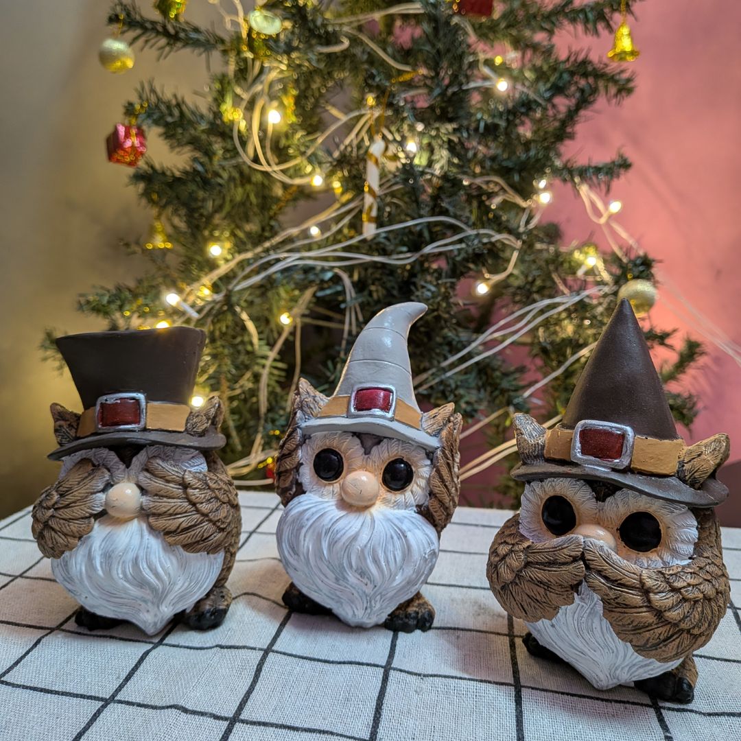 Gnome Trio Figurines