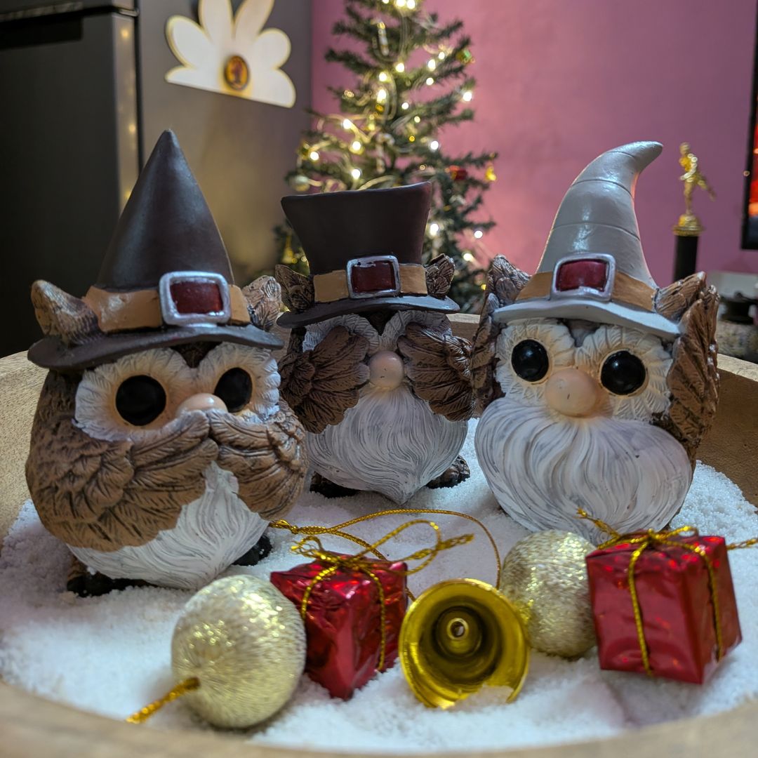 Gnome Trio Figurines