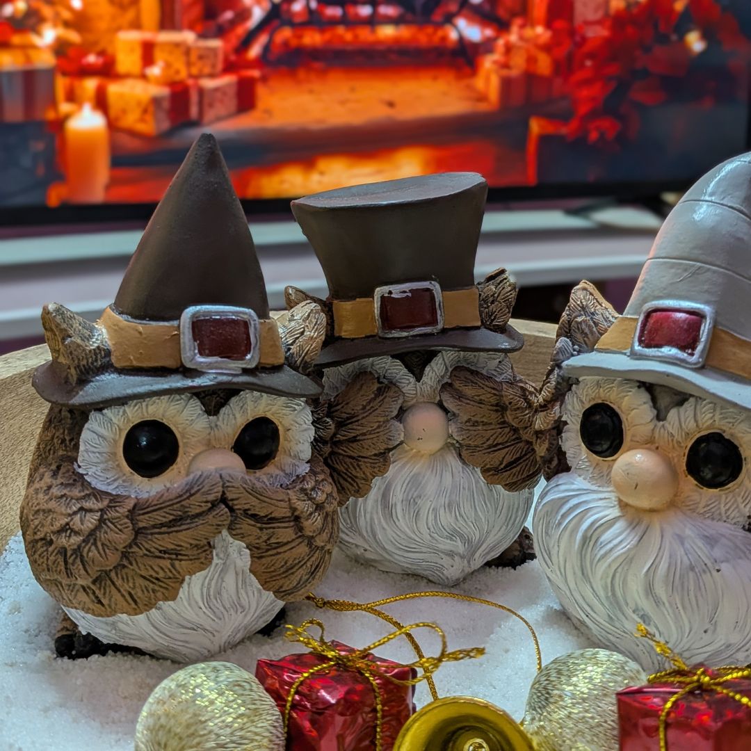 Gnome Trio Figurines