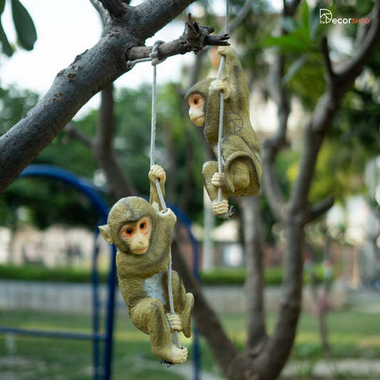 Hanging Monkey Figure