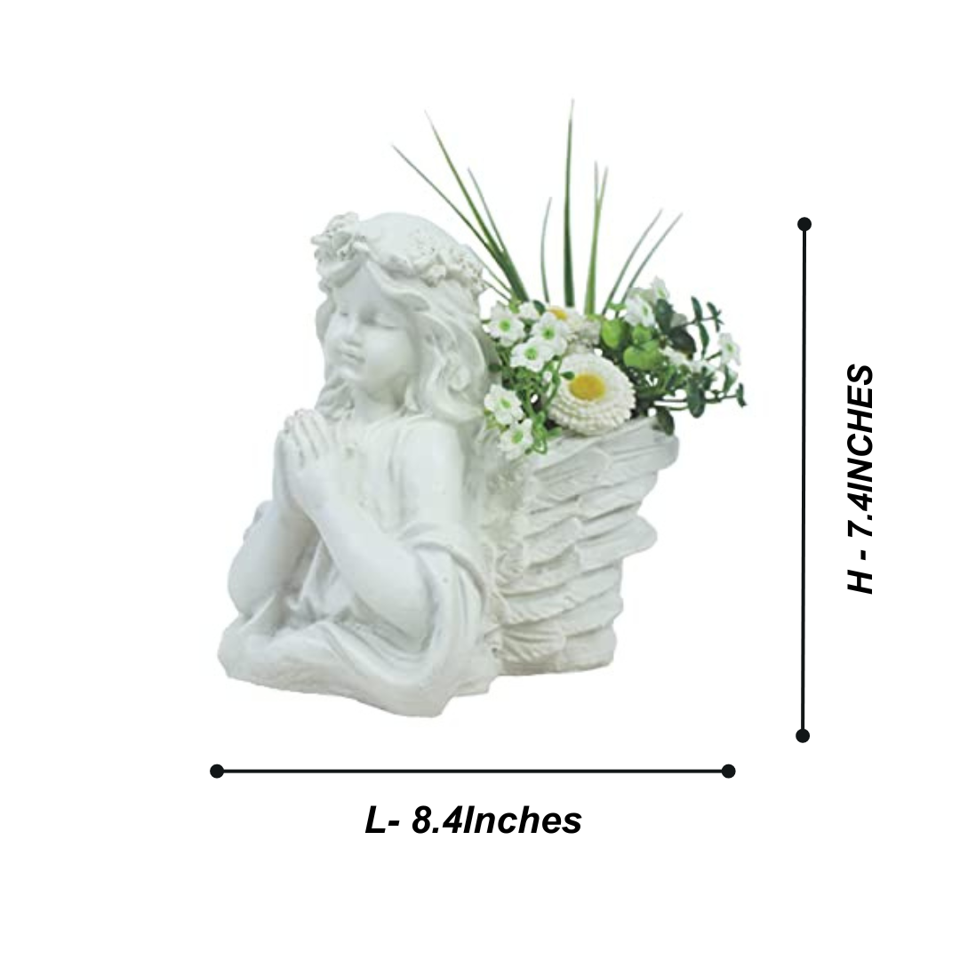 Cute Angel Pot For Graden Decor -    The Decorshed