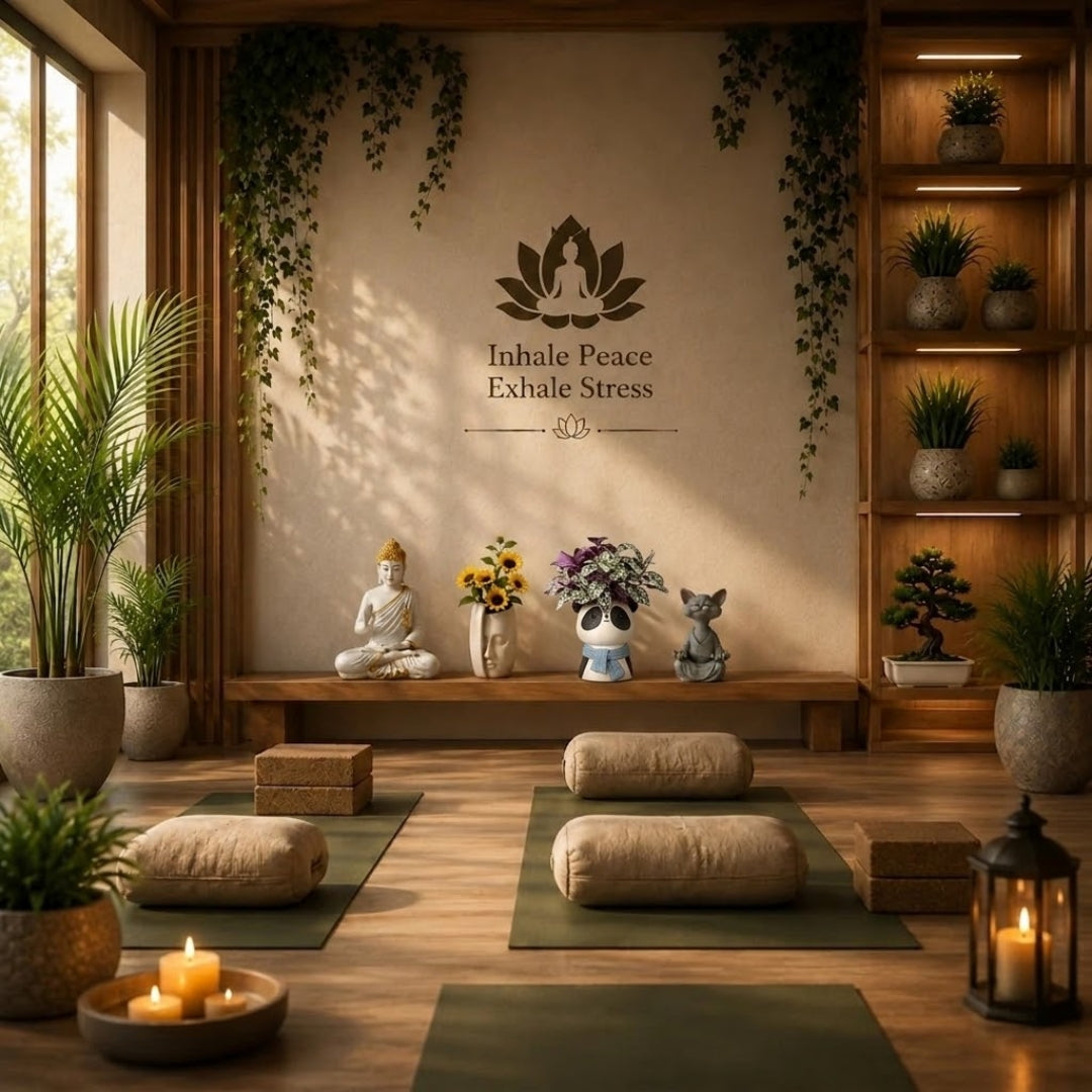 Peaceful Corner Set | Zen Buddha Styling Combo