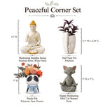 Peaceful Corner Set | Zen Buddha Styling Combo