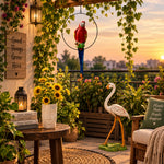 Garden Statement Set | Flamingo & Parrot Focal Point Combo