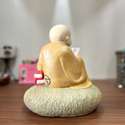 Monk Statue For Table Decor