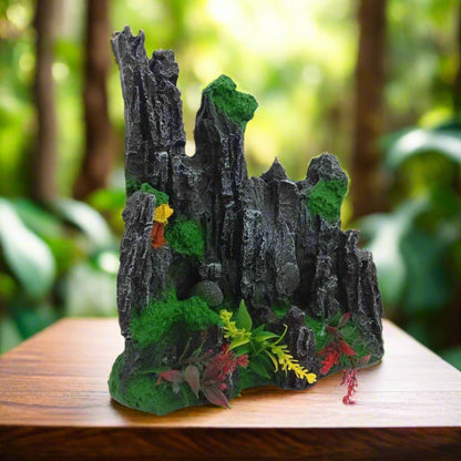 Mountain Ridge Aquarium Decor -    The Decorshed