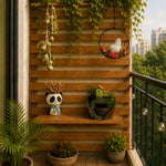 Balcony Decor Set | Compact Hanging & Planter Combo