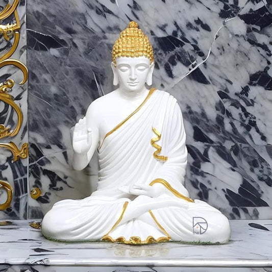 Golden Tranquility Buddha Statue -    The Decorshed