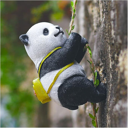 Hanging Climbing Panda for Garden