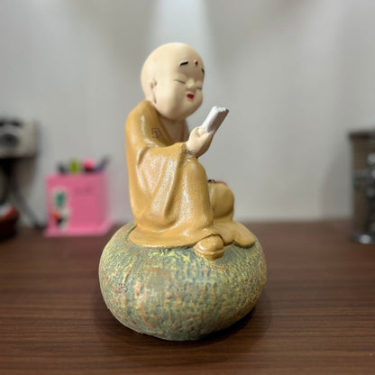 Monk Statue For Table Decor