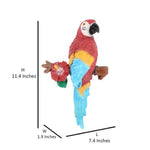 Red Wall Parrot Decor for Outdoor & Garden Spaces