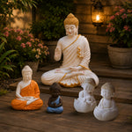 The Zen Sanctuary Set — Buddha Fountain & Meditation Corner Bundle