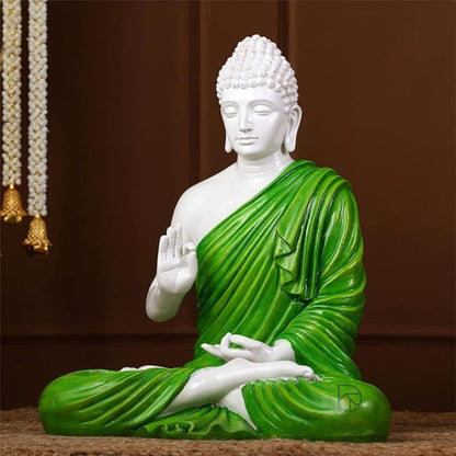 Green Tranquility Buddha Statue