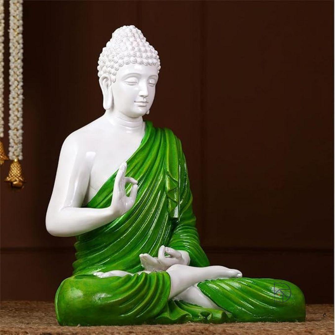 Green Tranquility Buddha Statue - The Decorshed