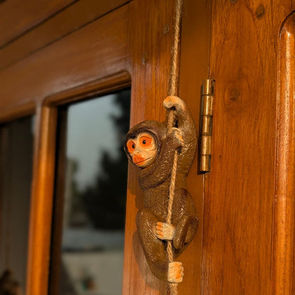 Cute Monkey Rope Hanging Decor