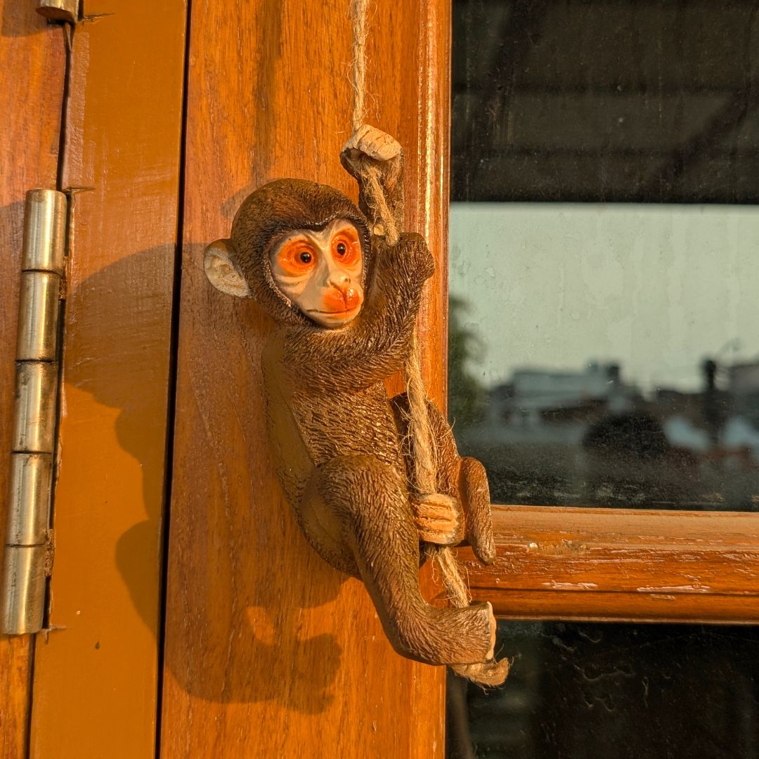 Cute Monkey Rope Hanging Decor