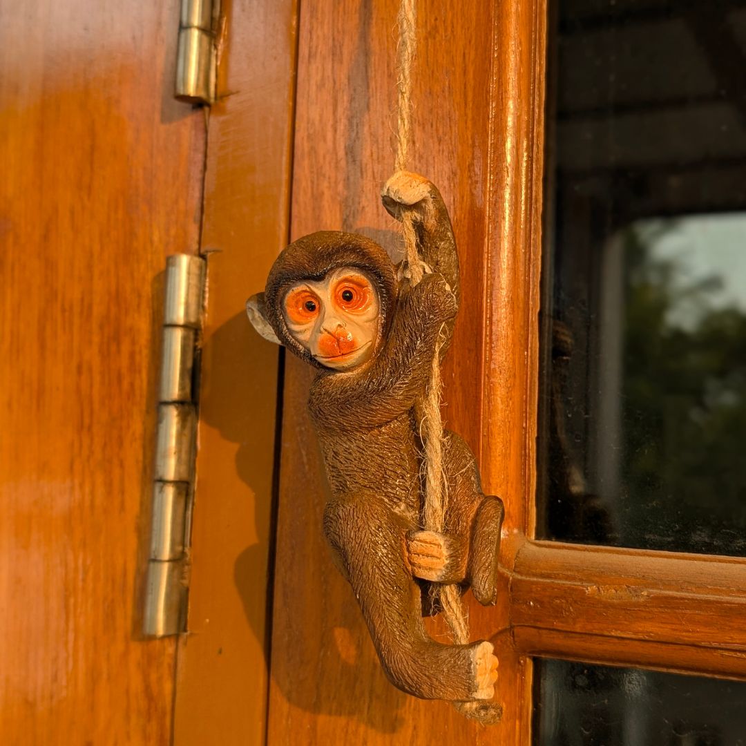 Cute Monkey Rope Hanging Decor