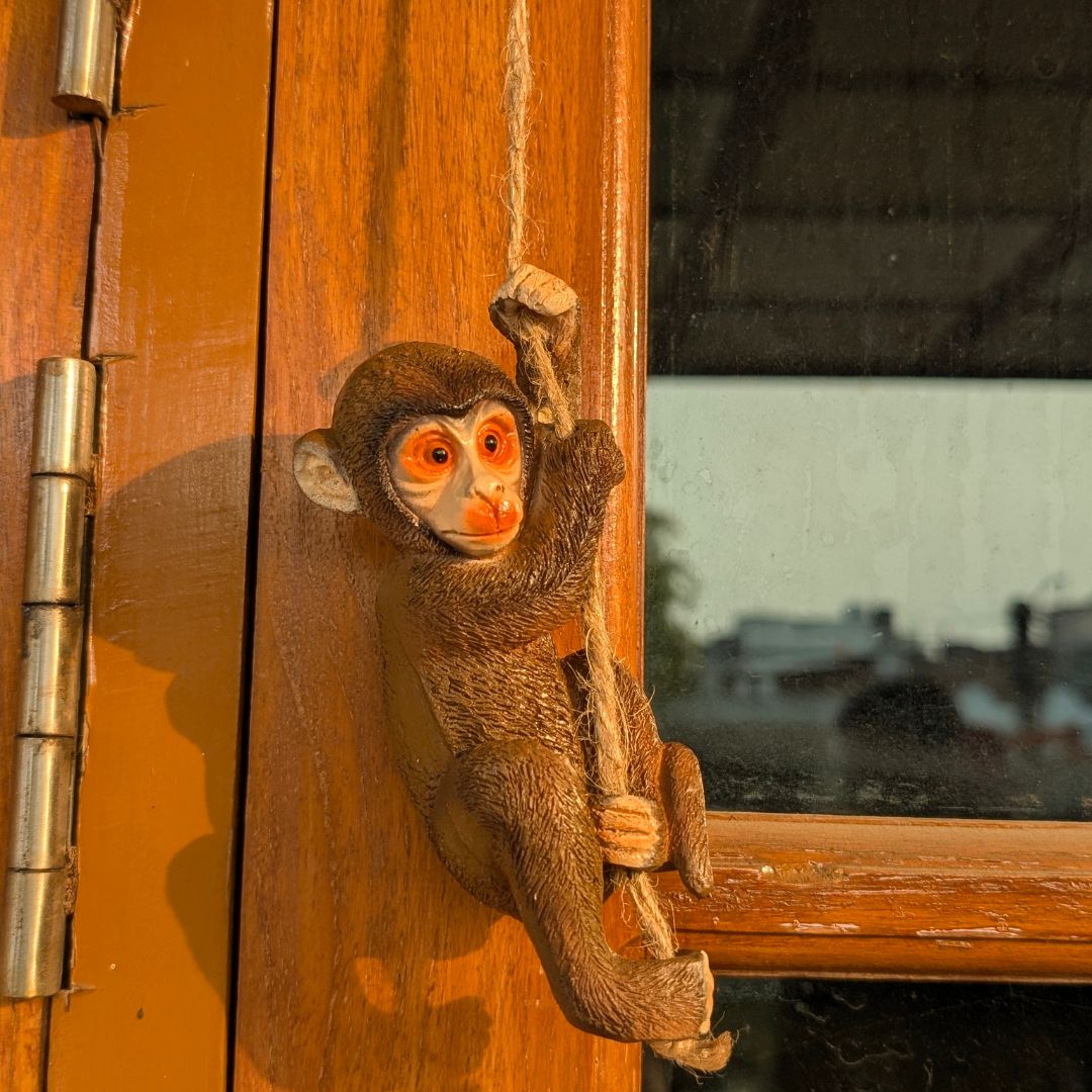 Cute Monkey Rope Hanging Decor