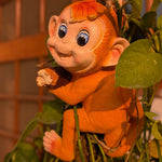 Cute Climbing Monkey Wall Decor